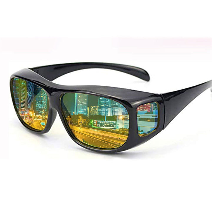 Lunettes de conduite nocturne GlareCut, améliorant la visibilité et la sécurité sur route, anti-éblouissement.