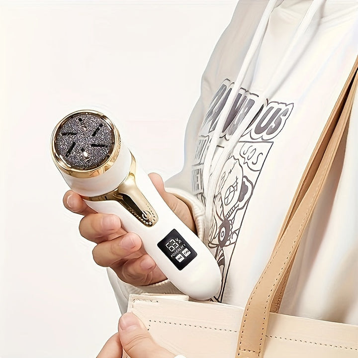 Appareil de pédicure électrique rechargeable SmoothStep, technologie avancée pour des pieds impeccables.