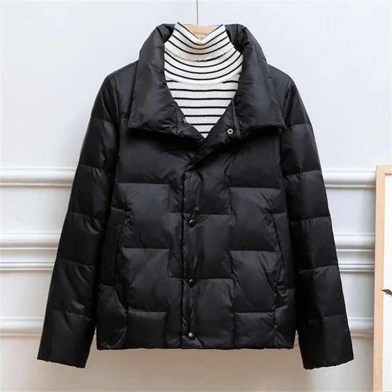 Unisex Varmfodrad Jacka – Quiltad – Vinter