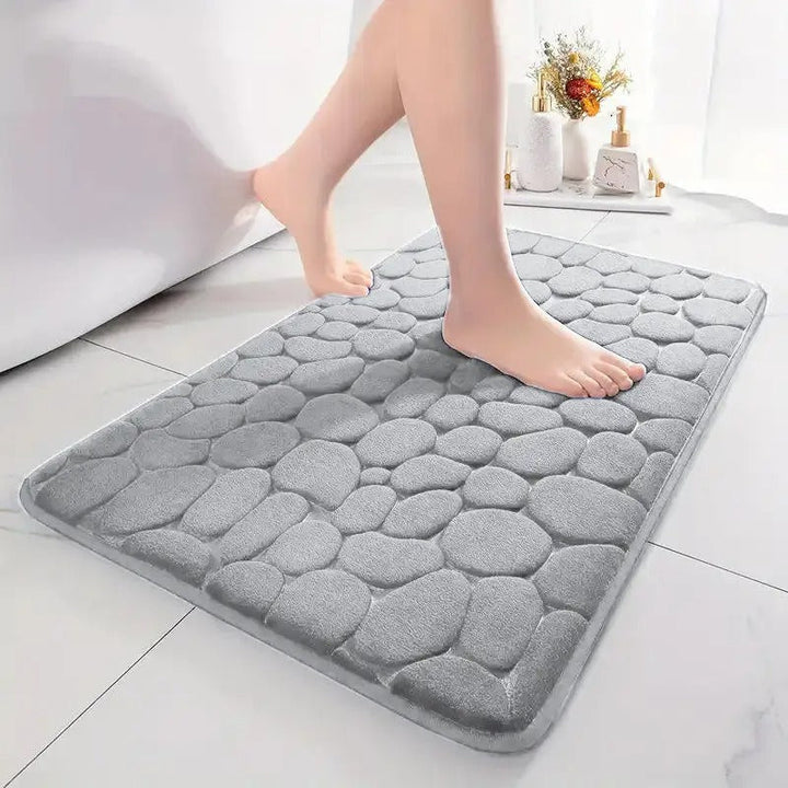 Profitez du confort et de la sécurité avec ce tapis de bain ultra absorbant et antidérapant pour votre maison.