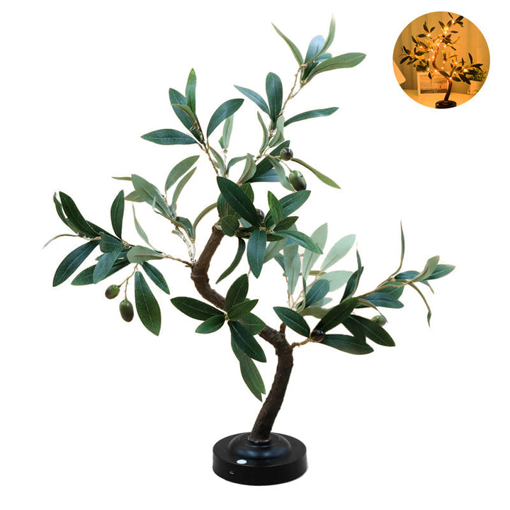 Lampe de table LED arbre, décoration moderne et lumineuse pour une ambiance cosy dans salon ou chambre.