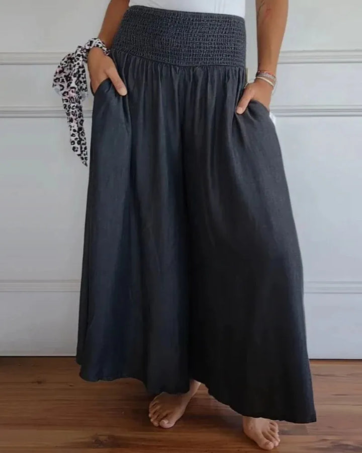 Jupe-culotte décontractée femme, confortable pour le quotidien, parfaite pour l'été et les loisirs.