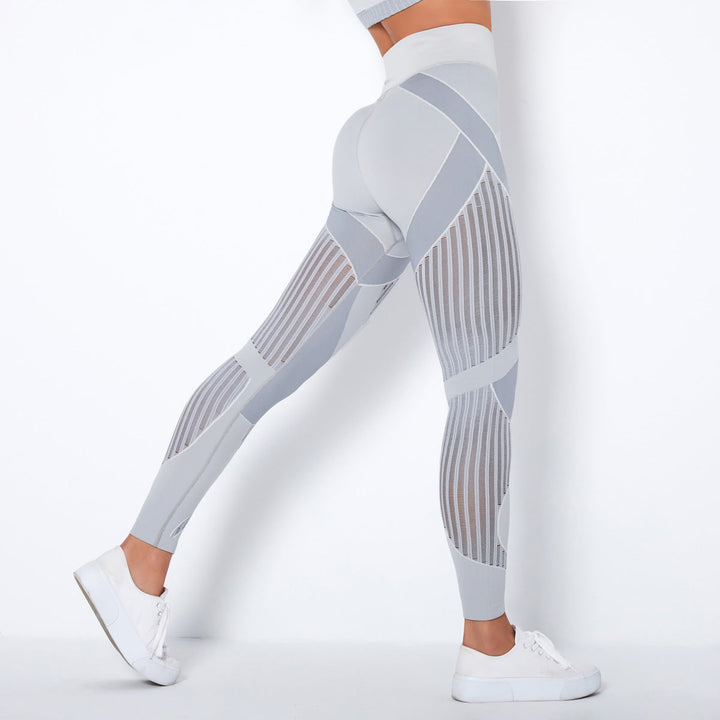 Leggings de sport femme noir, taille haute, conçu pour l'entraînement, le fitness et un usage décontracté.