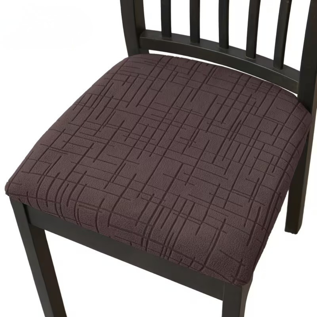 Housse moderne stretch pour chaise, protection durable et touche déco pour la maison et l'ameublement.