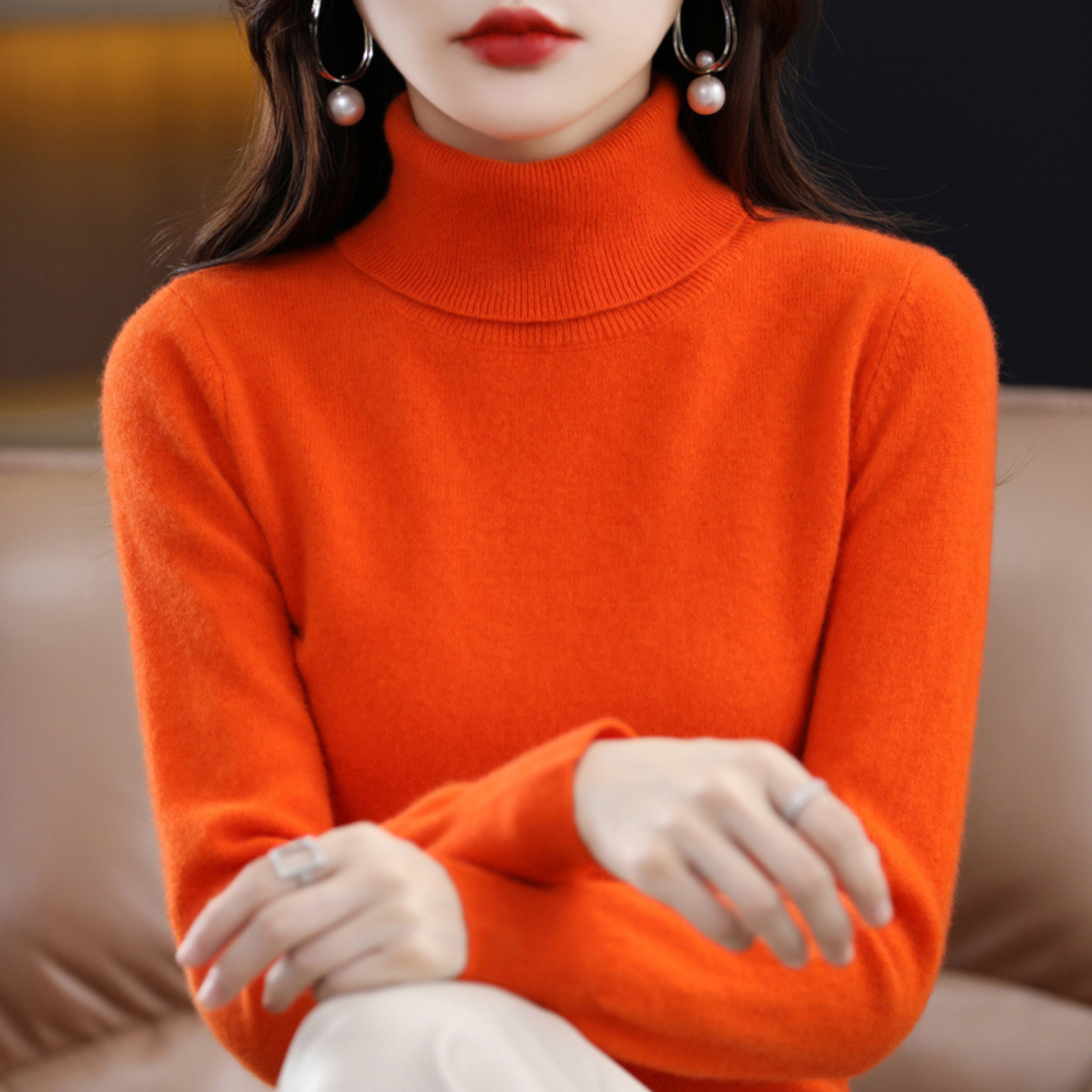 Pull col roulé femme d'une douceur inégalée, élégant pour vos tenues d'hiver confortables et tendances.