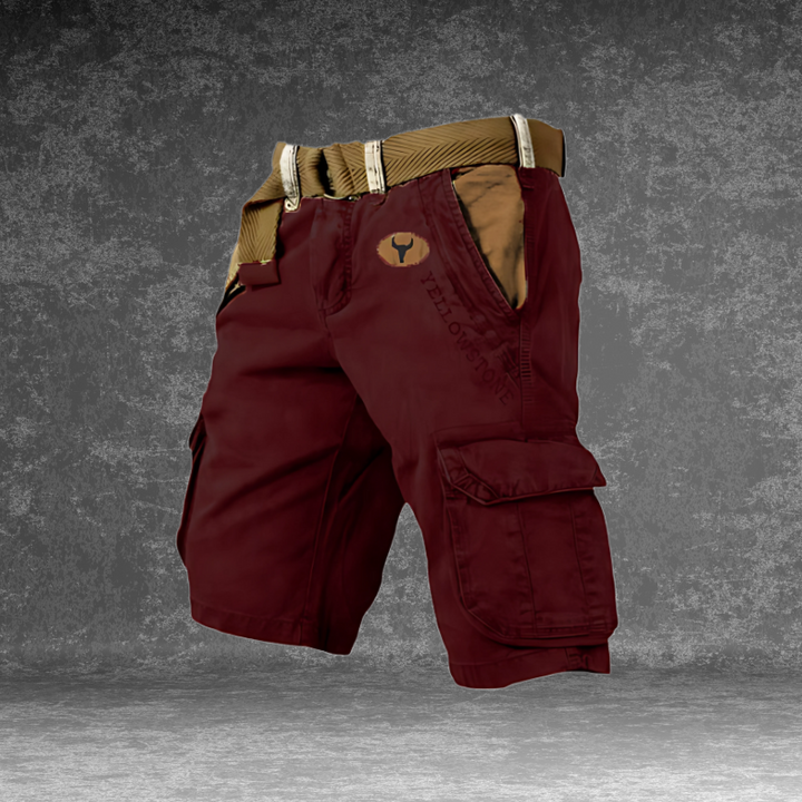 Short cargo homme léger et respirant, essentiel pour un style décontracté d'été et les vêtements masculins.