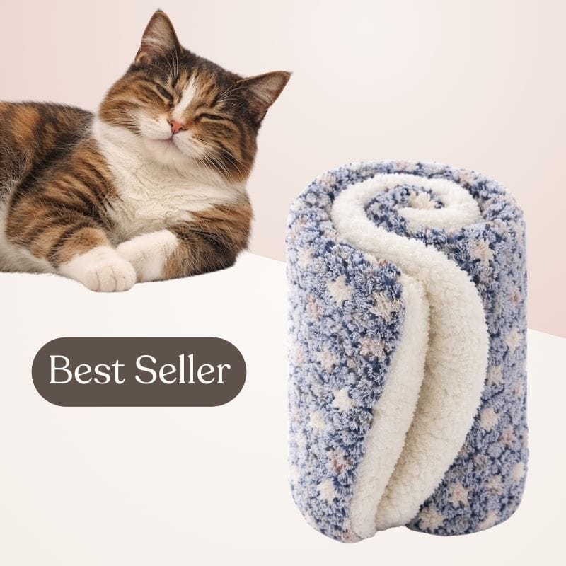 Tapis douillet effet nuage pour chiens et chats. Confort apaisant, lit moelleux pour repos animal.