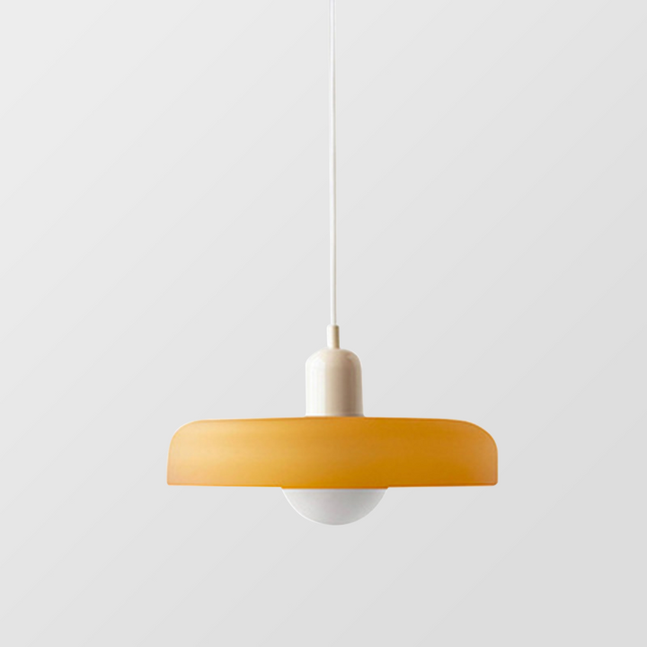 Suspension créative Bauhaus en verre coloré, apporte une personnalité unique à votre intérieur.