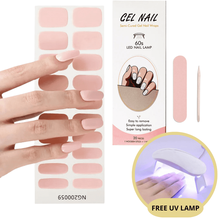 Variété de designs d'autocollants ongles gel UV. Créez un nail art unique et tendance.