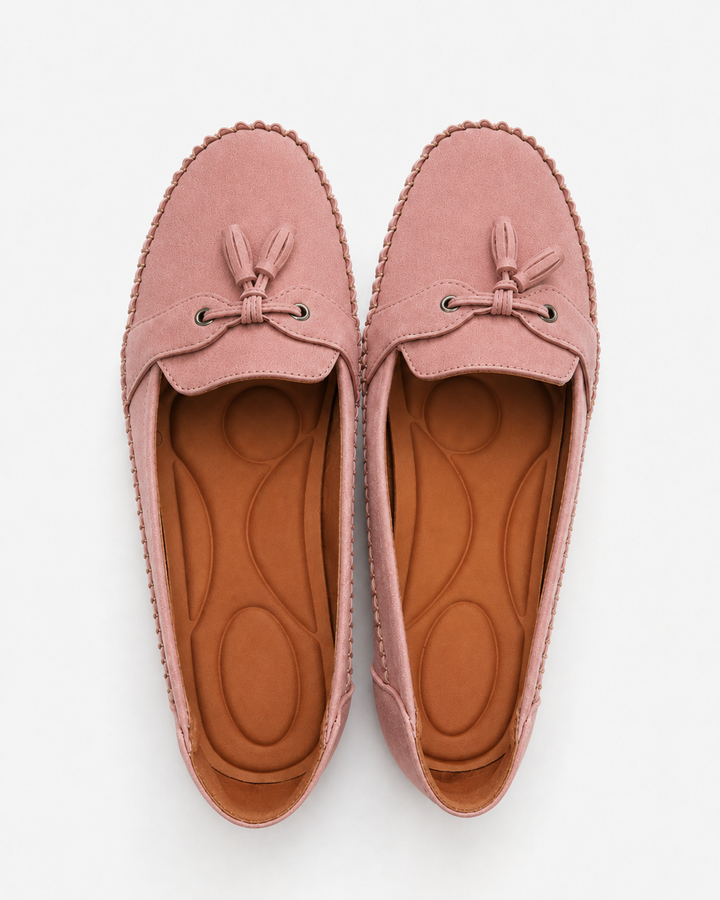 Mocassins confort Lise pour femmes, soutien orthopédique quotidien. Chaussures parfaites pour la marche et pieds sains.