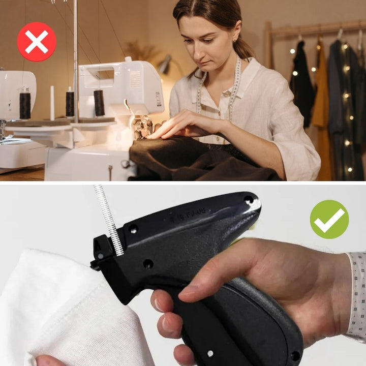 Machine à coudre compacte mini pour couture et retouche DIY facile de vêtements et tissus.
