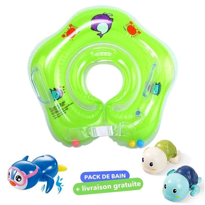 Bouée bébé aide à la natation, sécurisée et ergonomique, pour un apprentissage ludique et en toute confiance.