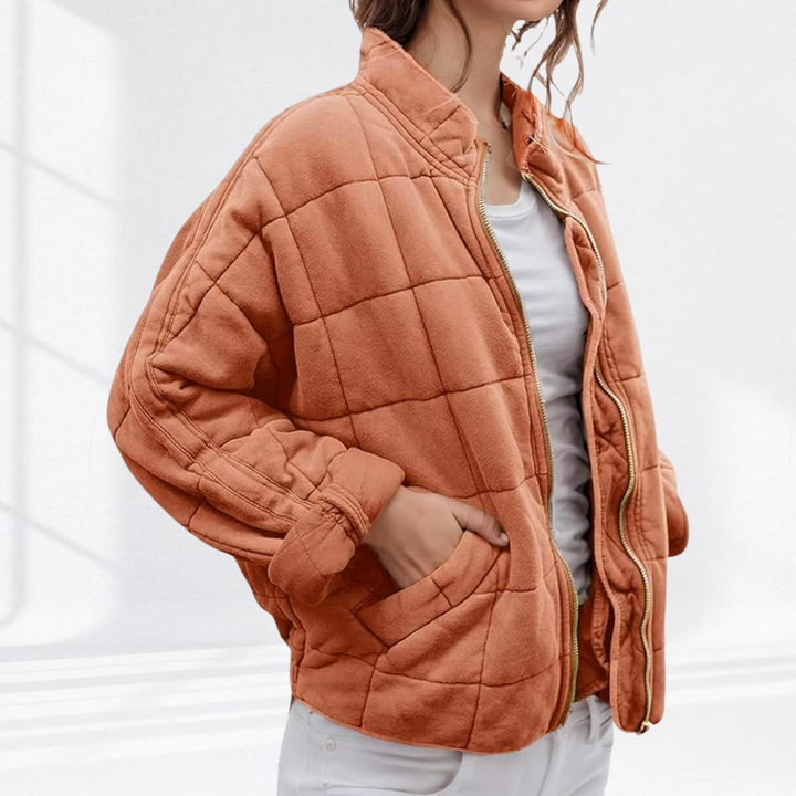 Veste matelassée élégante femmes, confort ultime, style décontracté, parfaite printemps-automne.