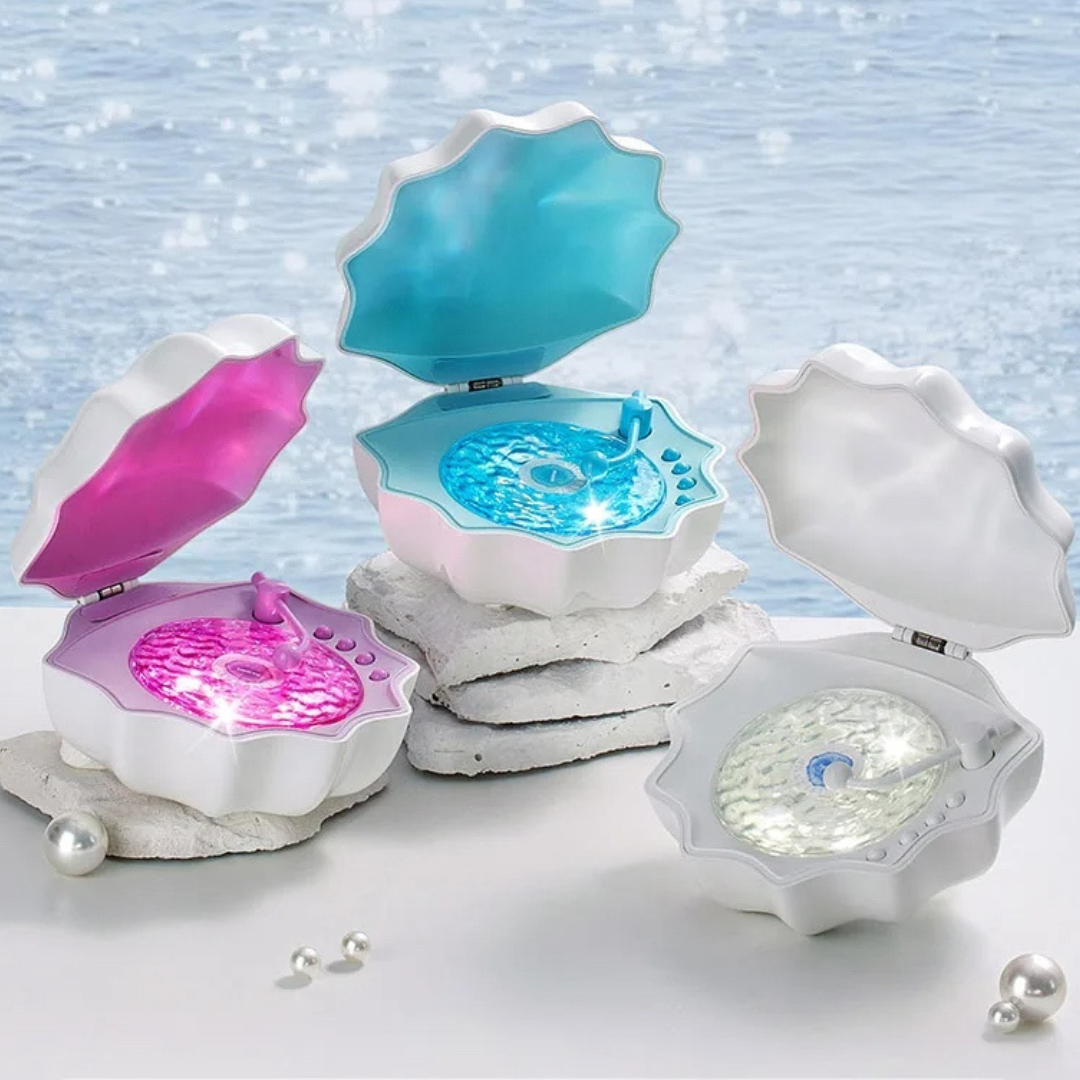 Appareil Bluetooth pour musique, avec effet de lumière vagues apaisant, parfait pour le décor et la relaxation.