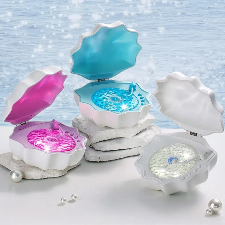 Appareil Bluetooth pour musique, avec effet de lumière vagues apaisant, parfait pour le décor et la relaxation.