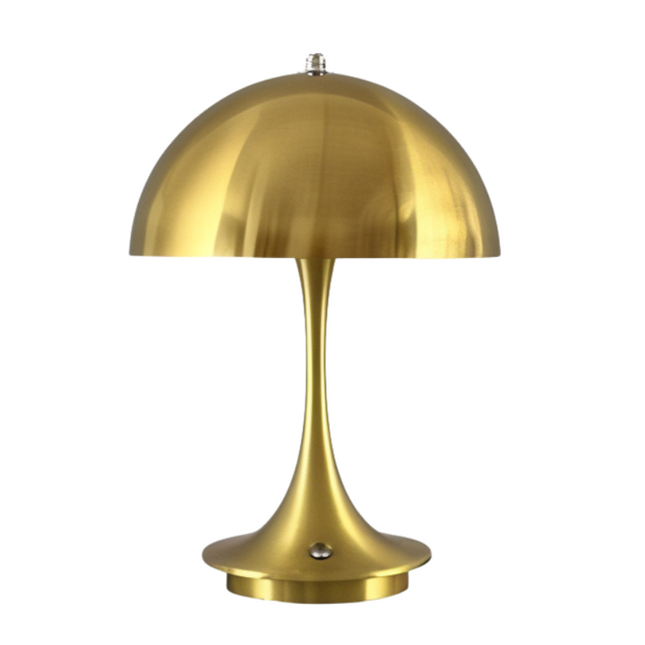 Lampe de table design champignon, éclairage LED intégré et fonction tactile intuitive.