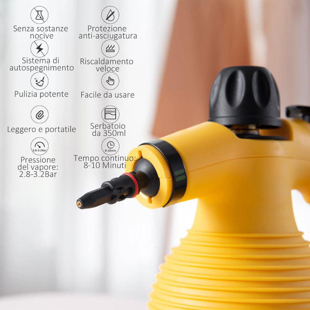 Nettoyeur à vapeur puissant pour un nettoyage maison efficace et sans effort. Hygiène optimale sur toutes surfaces.