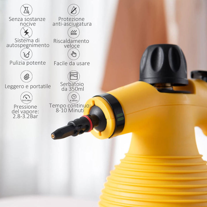Nettoyeur à vapeur puissant pour un nettoyage maison efficace et sans effort. Hygiène optimale sur toutes surfaces.