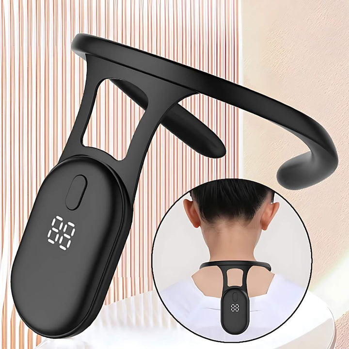Correcteur de posture unisexe ajustable pour un soutien du dos et du cou, idéal pour la santé et l'alignement.