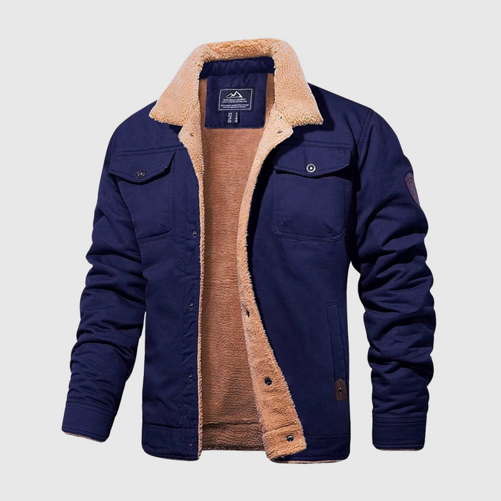 Veste bombardier matelassée homme, finition soignée. Idéale pour l'hiver, allie chaleur, confort et style moderne.