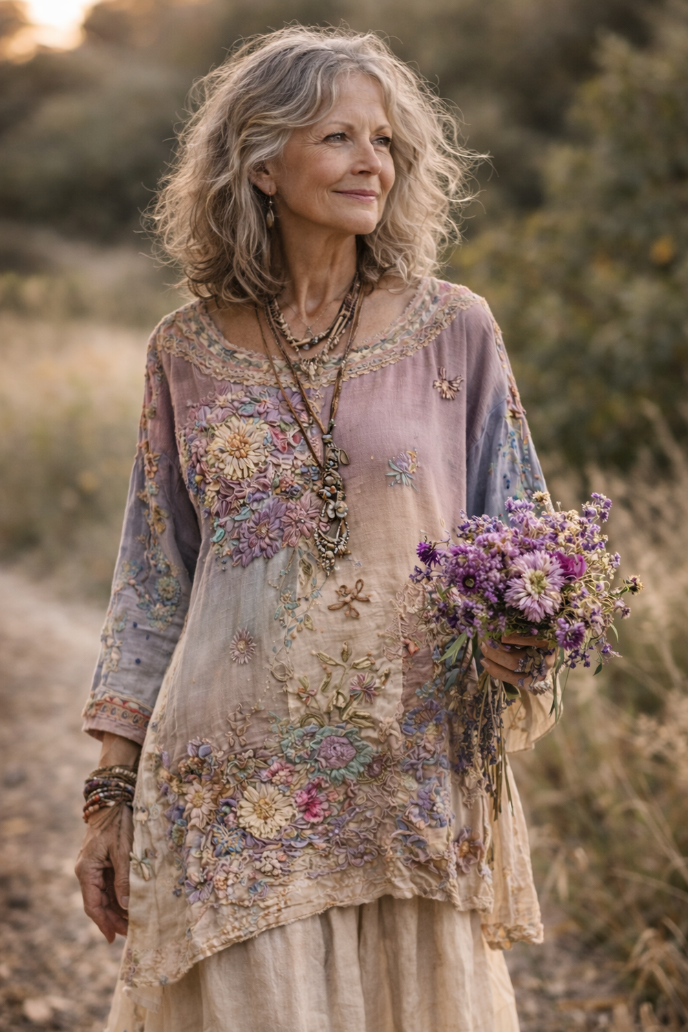 Robe patchwork florale décontractée femme, coupe ample et confortable. Idéale pour l'été, grandes tailles.