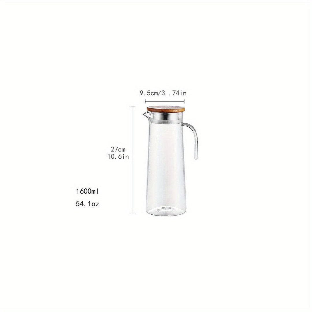 Carafe de service AquaElegance, élégante et pratique avec couvercle pour vos boissons préférées.