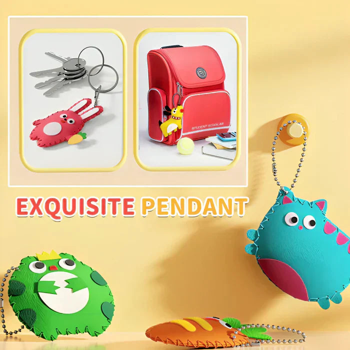 Kit couture facile pour débutants, stimulant l'imagination des enfants. Un cadeau éducatif parfait.