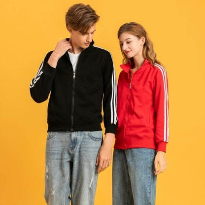 Unisex Träningströja - Zip, Detaljer - Komfort & Sportig Stil