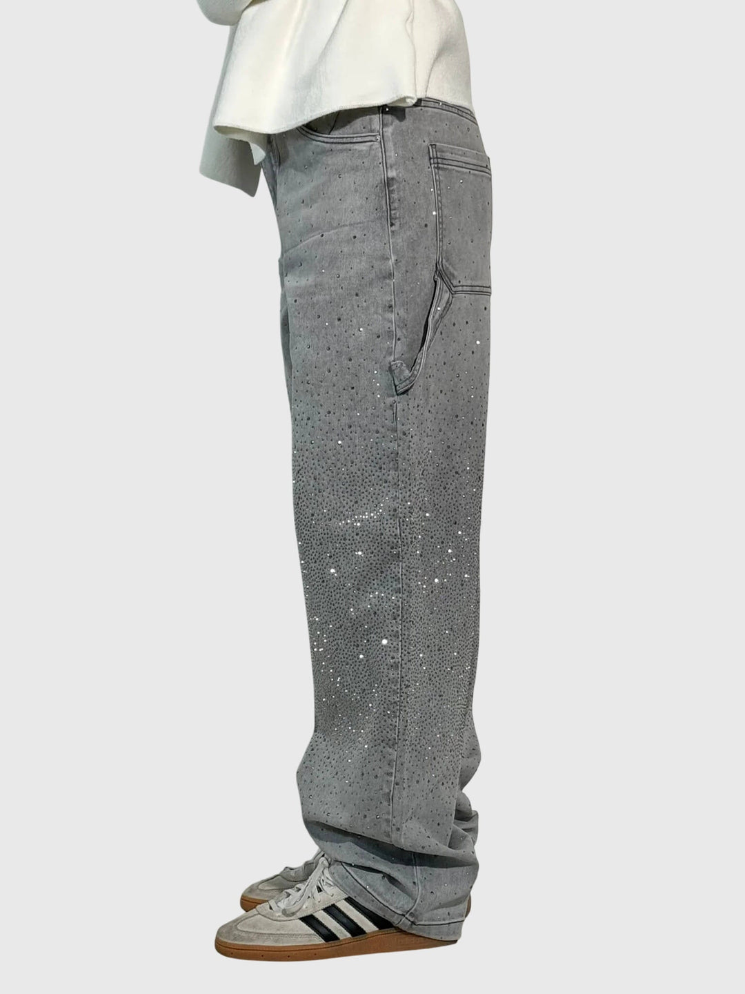 Pantalon Diamant pour femmes, élégant et confortable, coupe fluide pour un style mode soirée chic.