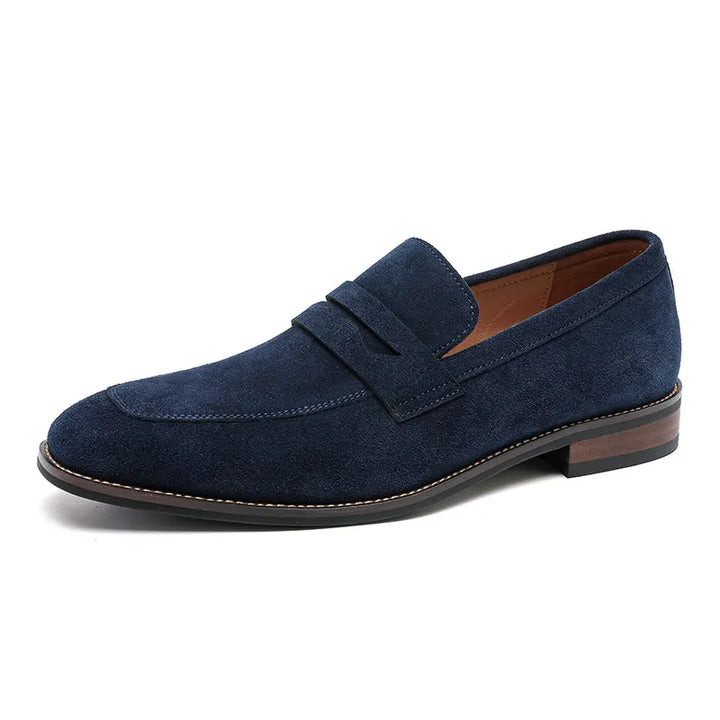 Derby homme bleu marine, casual élégant. Confortable pour le quotidien, grandes pointures. Chaussure polyvalente.