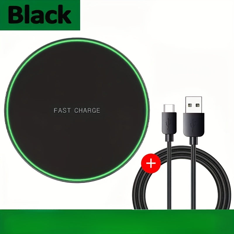 Base de charge rapide sans fil pour recharger smartphones, technologie universelle, zéro câble.