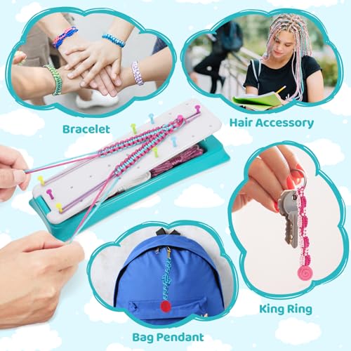 Créez vos bijoux DIY ! Kit complet pour tresser bracelets et accessoires personnalisés. Amusant pour la famille.