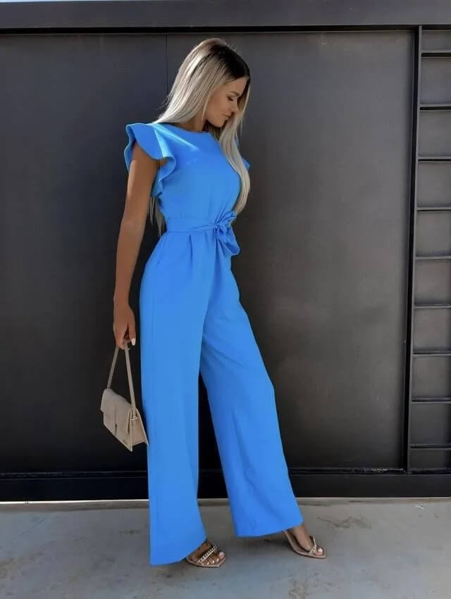 Jumpsuit femme chic et fluide, confortable et élégante, idéale pour un style sans effort du jour au soir.