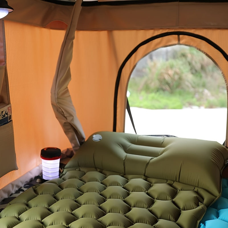 Matelas gonflable TrailComfort ultra-léger pour camping et randonnée. Confort compact idéal bivouac.