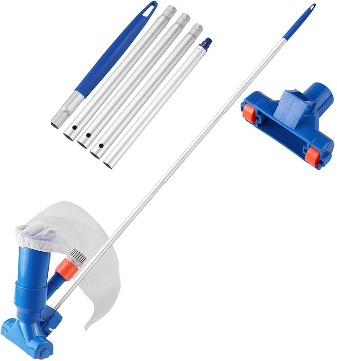 Sac filtrant de l'aspirateur manuel TIDYPOOL retenant les débris, assure une eau de piscine et spa propre.
