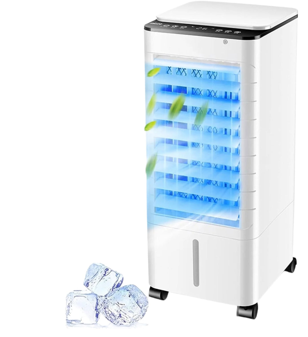 Climatiseur mobile 3-en-1, rafraîchisseur et purificateur d'air portable pour maison, sans installation.