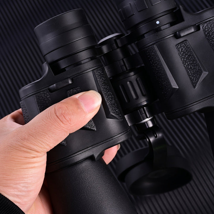 Jumelles polyvalentes 10x50 HD pour observation, aventure, chasse, concerts et sport en plein air.