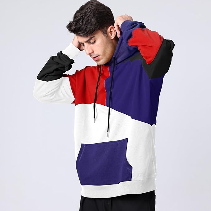 Hoodie homme moderne, style urbain, couleurs audacieuses, confort absolu pour la mode décontractée.