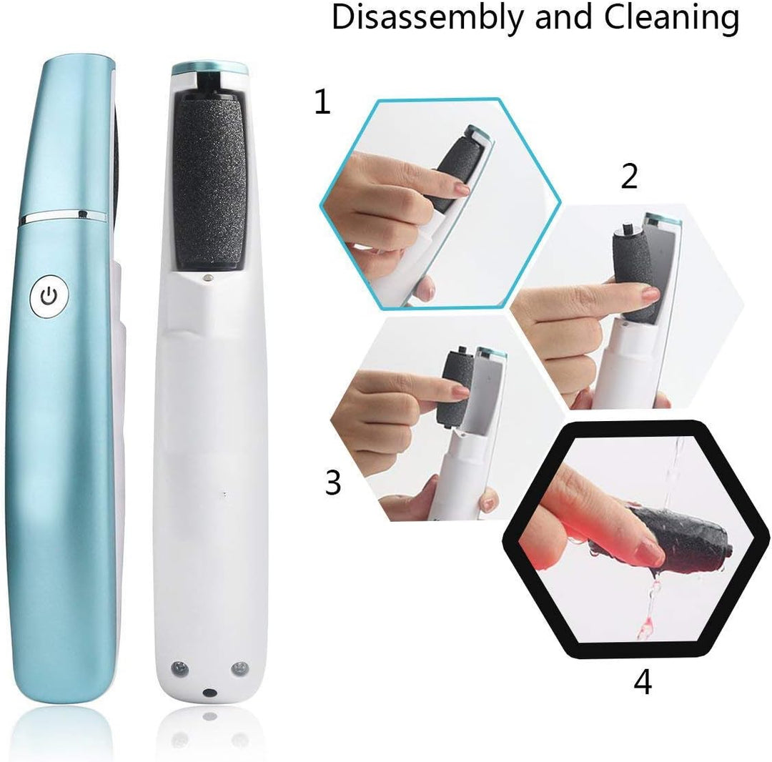 Retrouvez des pieds lisses et une douceur incomparable avec cette ponceuse électrique rechargeable.
