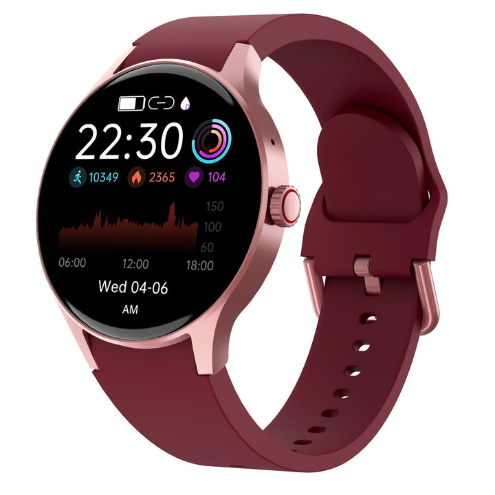 Montre intelligente femme, étanche: glycémie, tension, FC, SpO2, moniteur sommeil, sport.