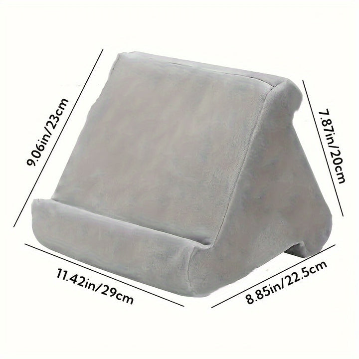 Accessoire support tablette universel et réglable. Parfait pour lire, regarder des films ou travailler sur tablette.