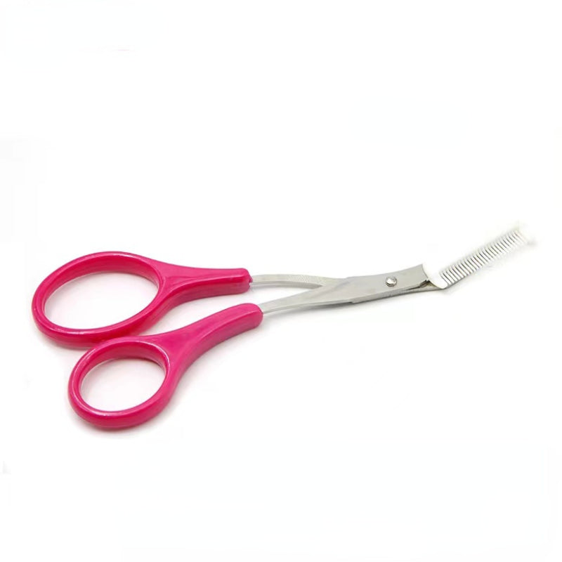 Entretien facile et précis des sourcils grâce à ces ciseaux professionnels en acier durable.