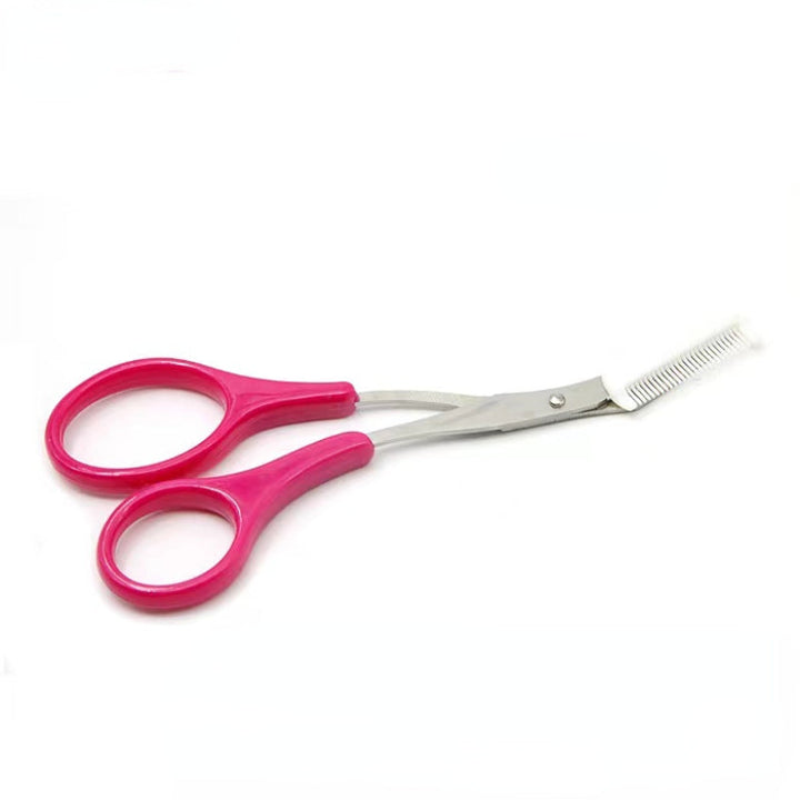 Entretien facile et précis des sourcils grâce à ces ciseaux professionnels en acier durable.