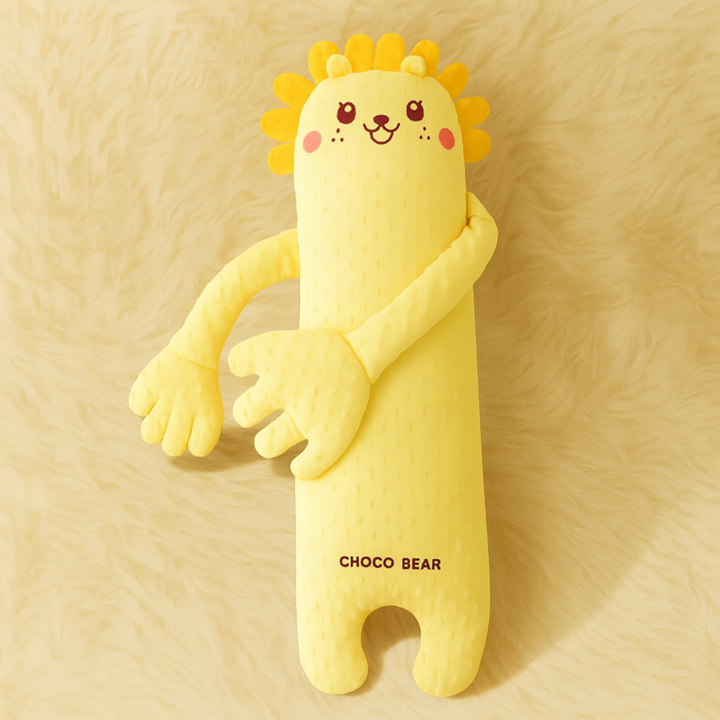 Doudou peluche SnoozyHug pour bébé, apaisant et réconfortant, favorise un sommeil serein du nouveau-né.