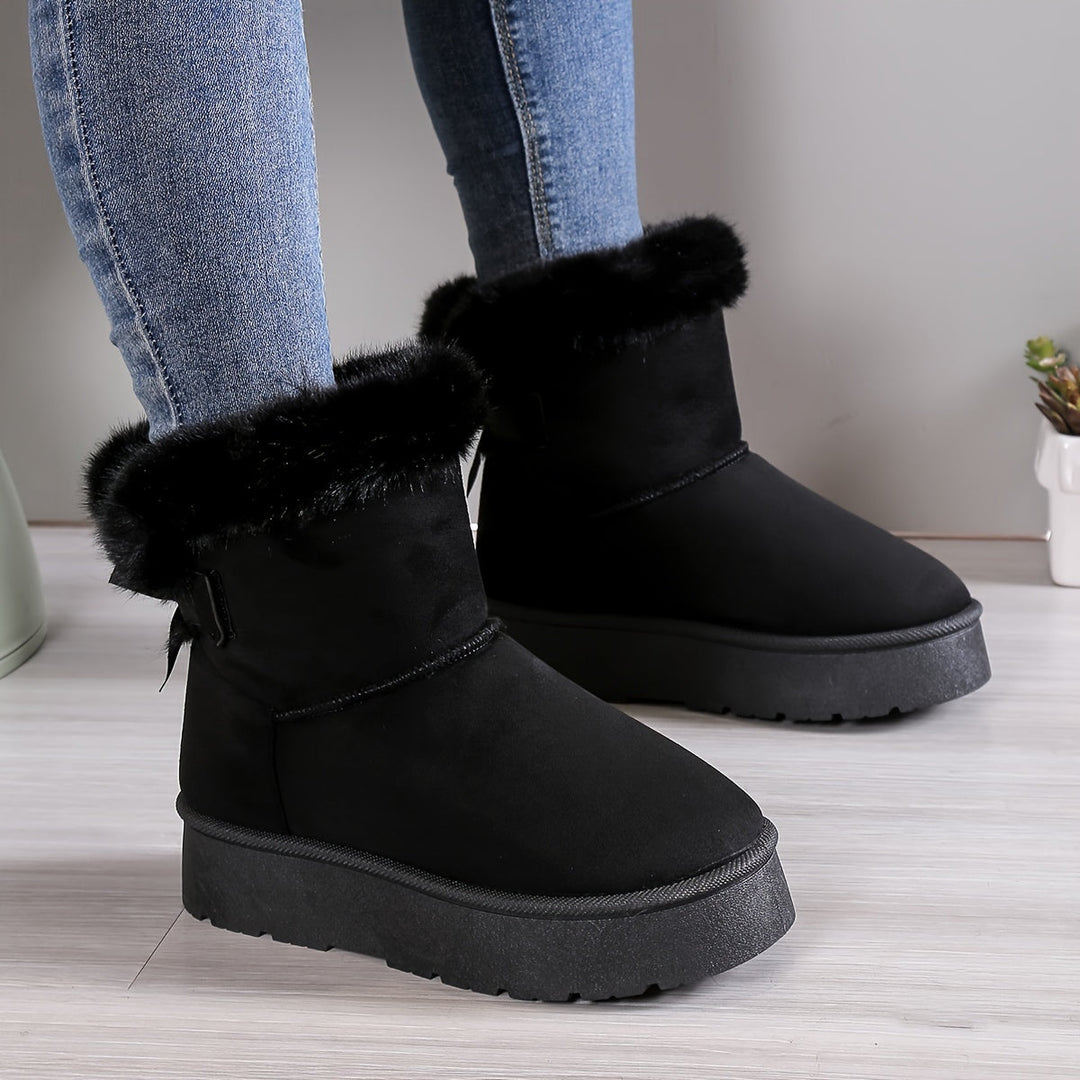 Chaussures femme hiver, confortables et chaudes, parfaites pour affronter le froid avec élégance.