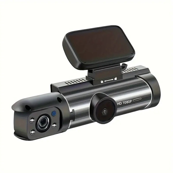 Dashcam VisionRoad active en mode surveillance parking. Protège votre voiture contre le vandalisme et les incidents, jour et nuit.