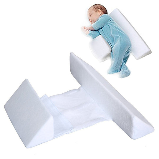 Coussin anti-roulade réglable pour bébé, s'adapte à la croissance de l'enfant et assure un maintien parfait et sûr.