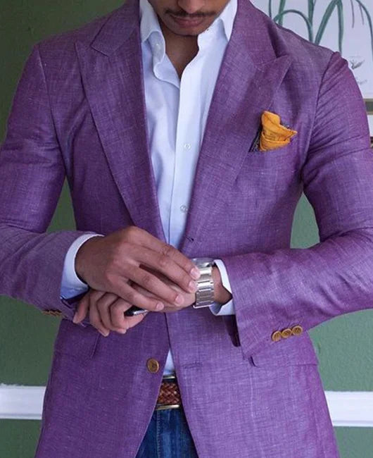 Blazer homme élégant, coupe ajustée. Veste chic pour le bureau ou soirée. Polyvalent.