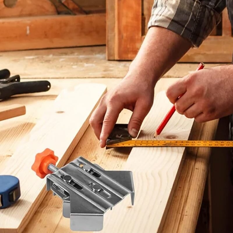 Pince d'angle de précision pour serrage d'angles droits en bois, métal. Outil bricolage.