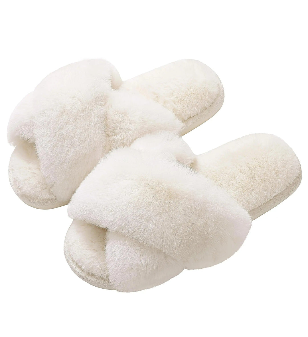 Chaussons d'hiver antidérapants pour femmes, ultra doux et douillets, offrant confort et sécurité à la maison.